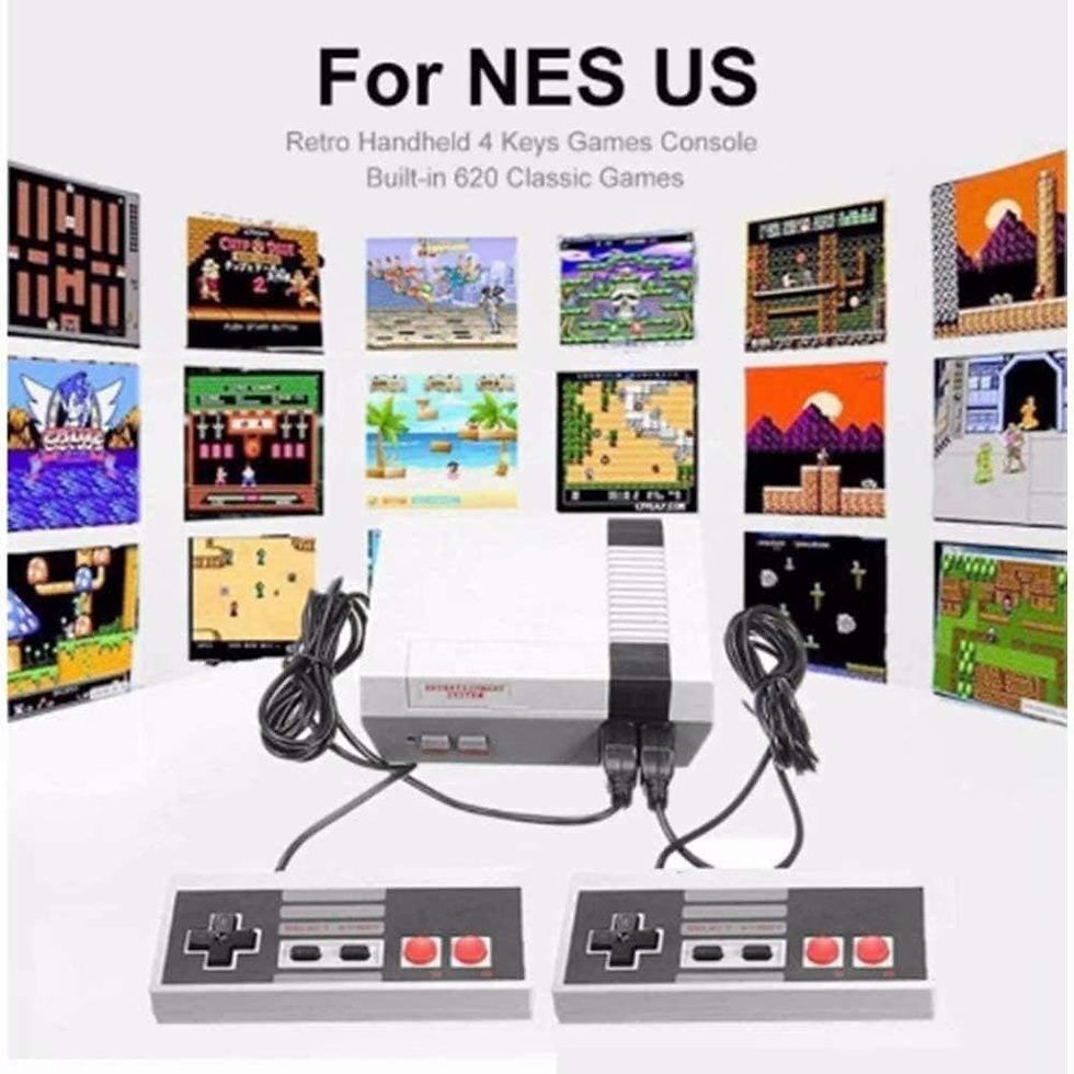 Thumbnail: Retro Game Console, AV Output Console Built-in Hundreds of Classic Video Games,