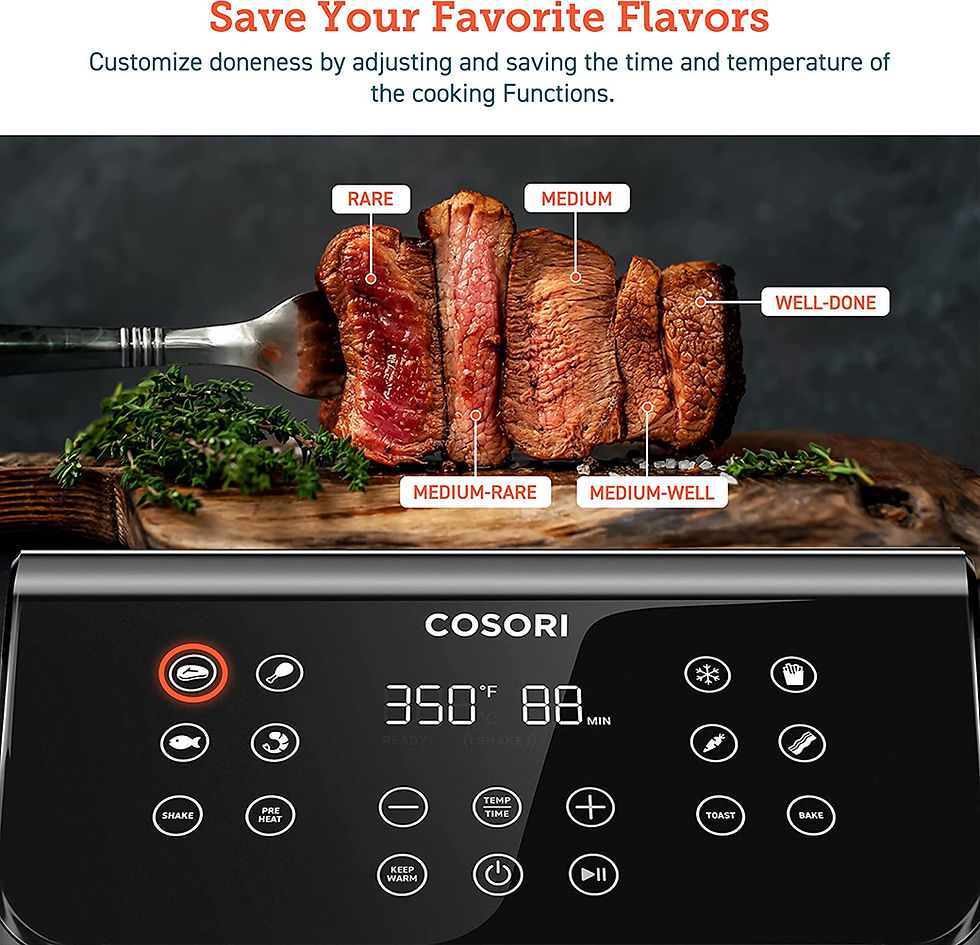 Thumbnail: COSORI Pro II Air Fryer Oven Combo, 5.8QT Max Xl Large Cooker with 12 One-Touch