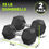 Thumbnail: Hex Dumbbell Set, 3-100 lb Rubber Encased Exercise & Fitness Dumbbells, Weights
