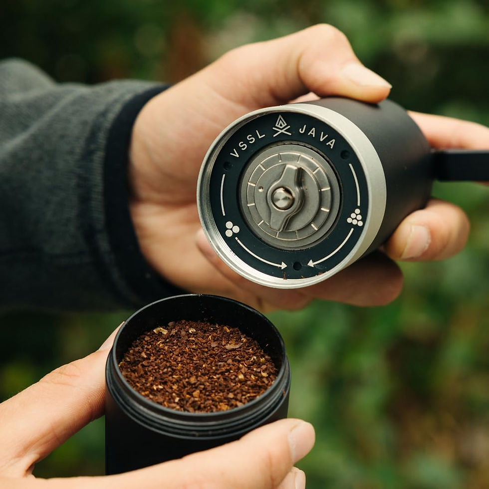 Thumbnail: VSSL Java G25 Coffee Manual Coffee Grinder, Up To 25 Gram Capacity, Stainless S