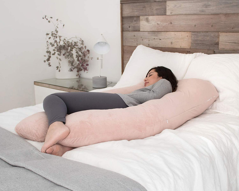 Thumbnail: PharMeDoc Pregnancy Pillow, U-Shape Full Body Pillow and Maternity Support - Ve