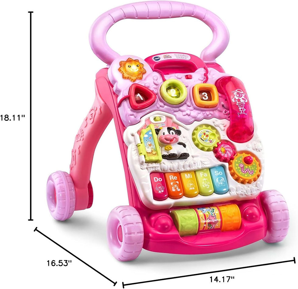 Thumbnail: VTech Sit-To-Stand Learning Walker (Frustration Free Packaging), Blue