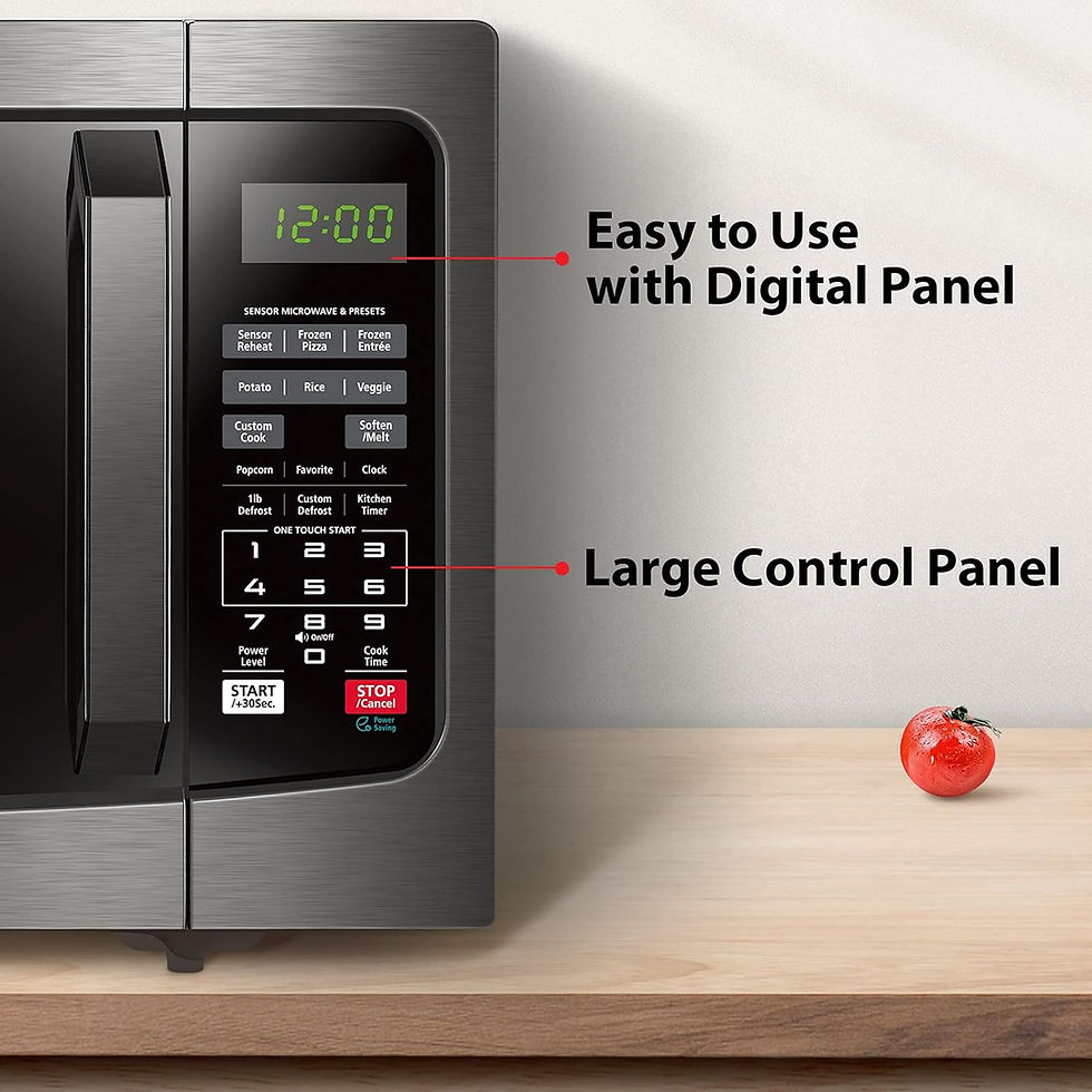 Thumbnail: TOSHIBA EM131A5C-SS Countertop Microwave Ovens 1.2 Cu Ft, 12.4" Removable Turnt