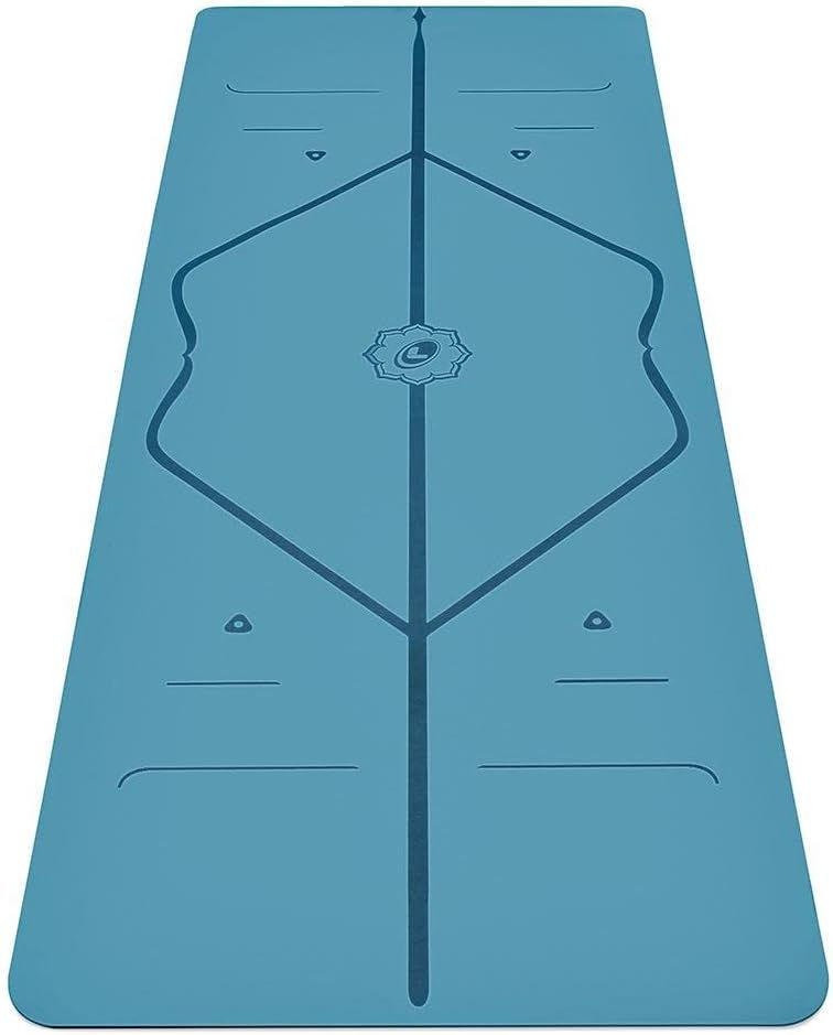 Thumbnail: Liforme Original Yoga Mat – Free Yoga Bag Included - Patented Alignment System,