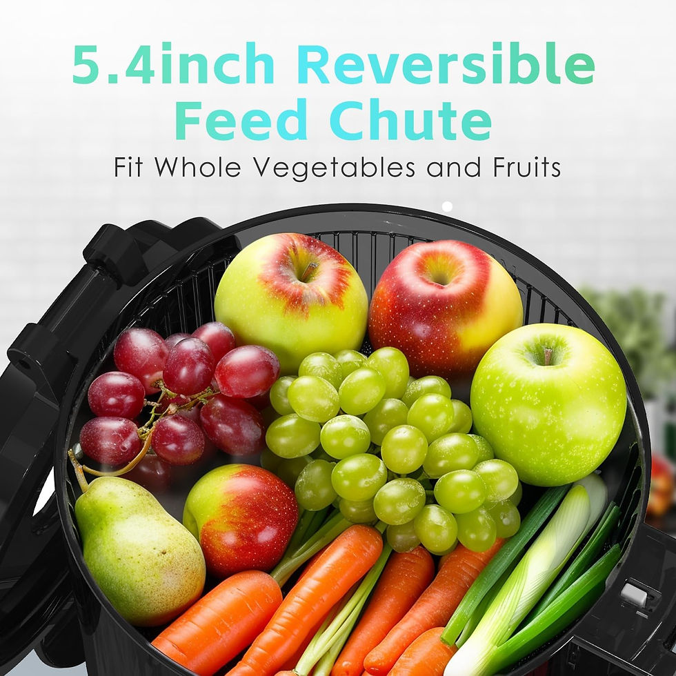 Thumbnail: Cold Press Juicer, 400w Slow Juicer Machines with 5.4" Wide Feed Chute, Mastica