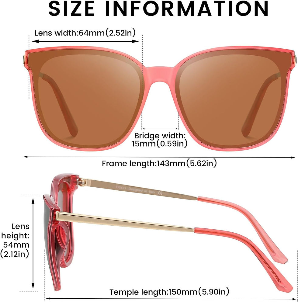 Thumbnail: DUCO Retro Round Sunglasses for Women Vintage Polarized Woman Shades Lightweigh
