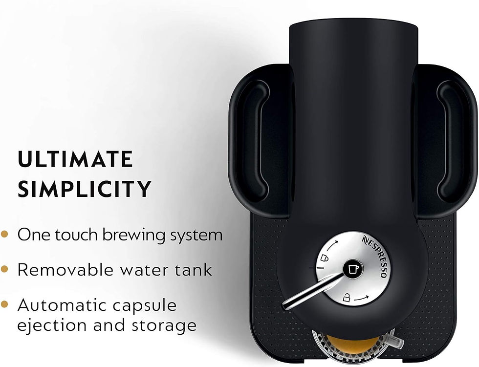 Thumbnail: Nespresso Vertuo Coffee and Espresso Machine by Breville,5 Cups, Chrome