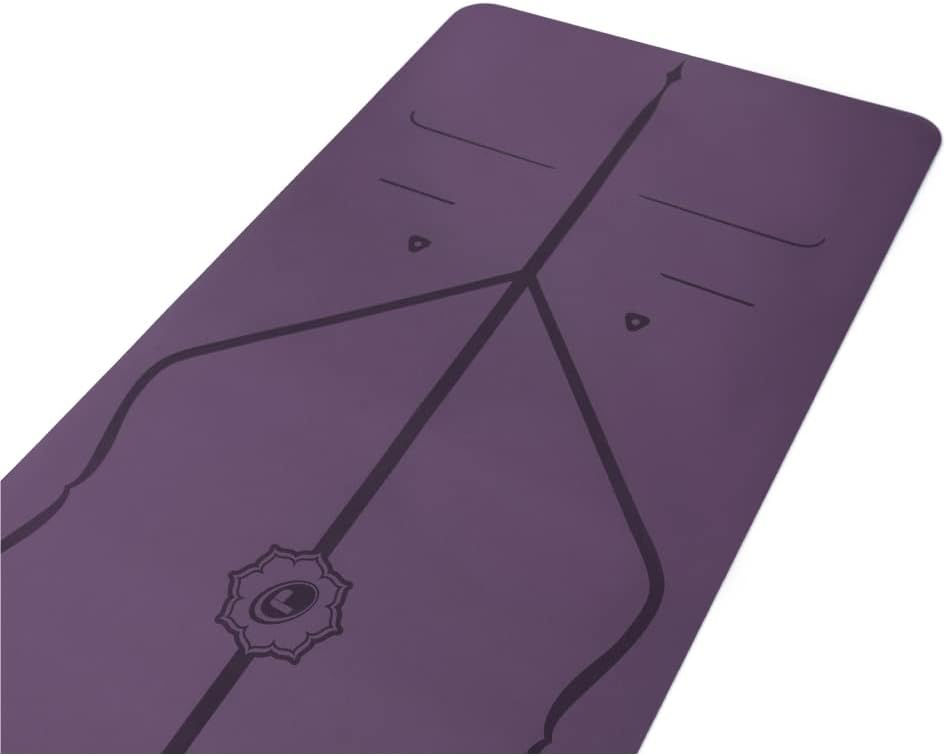Thumbnail: Liforme Original Yoga Mat – Free Yoga Bag Included - Patented Alignment System,