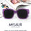 Thumbnail: Myiaur Fit Over Sunglasses for Women, Trendy Designer Style Oversized Polarized