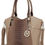 Thumbnail: MKF Tote Satchel Handbag for Women: PU Leather Shoulder Bag – Top-Handle Purs