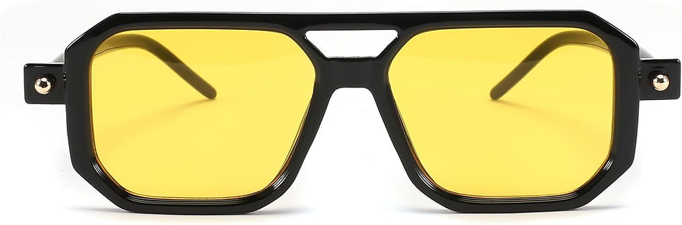 Thumbnail: FEISEDY Vintage Square 70s Flat Aviator Sunglasses Women Men Classic Retro Styl