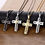 Thumbnail: YL Men's Cross Necklace 316L Stainless Steel Large Jesus Christ Pendant Jewelry