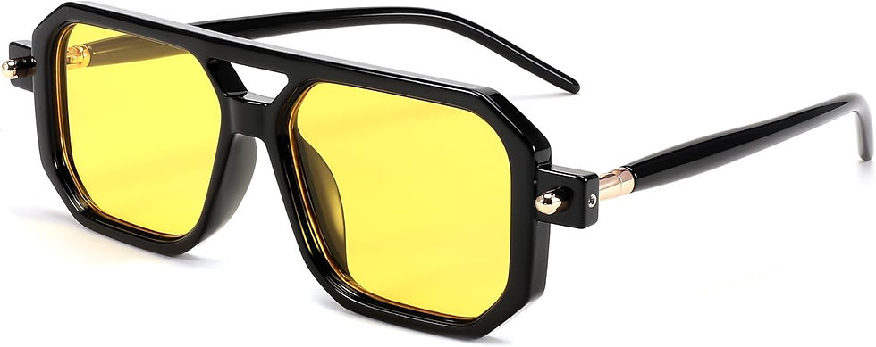 Thumbnail: FEISEDY Vintage Square 70s Flat Aviator Sunglasses Women Men Classic Retro Styl