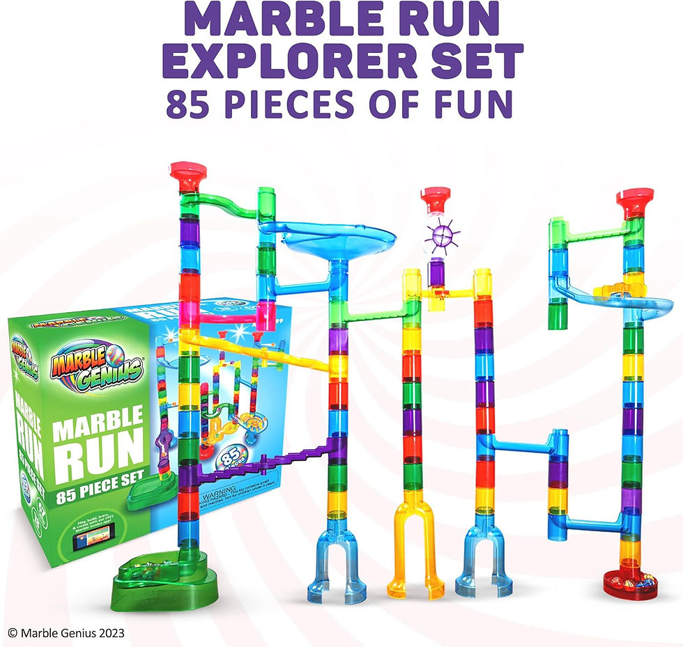 Thumbnail: Marble Genius Marble Run - 150 Complete Pieces Maze Track Christmas Toys for Ad