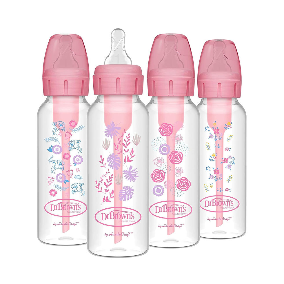 Thumbnail: Dr. Brown's Natural Flow Anti-Colic Options+ Narrow Baby Bottle, 4 oz/120 mL, w