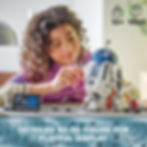 Thumbnail: LEGO Star Wars R2-D2 Building Toy Set - Play or Display Star Wars Toy for Boys 