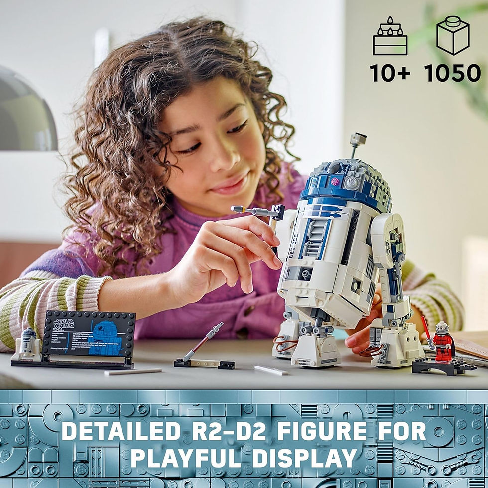 Thumbnail: LEGO Star Wars R2-D2 Building Toy Set - Play or Display Star Wars Toy for Boys 