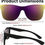 Thumbnail: FEISEDY Sunglasses, Rimless Mirrored Sun Glasses with Reflective One-Piece Lens