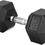 Thumbnail: Hex Dumbbell Set, 3-100 lb Rubber Encased Exercise & Fitness Dumbbells, Weights