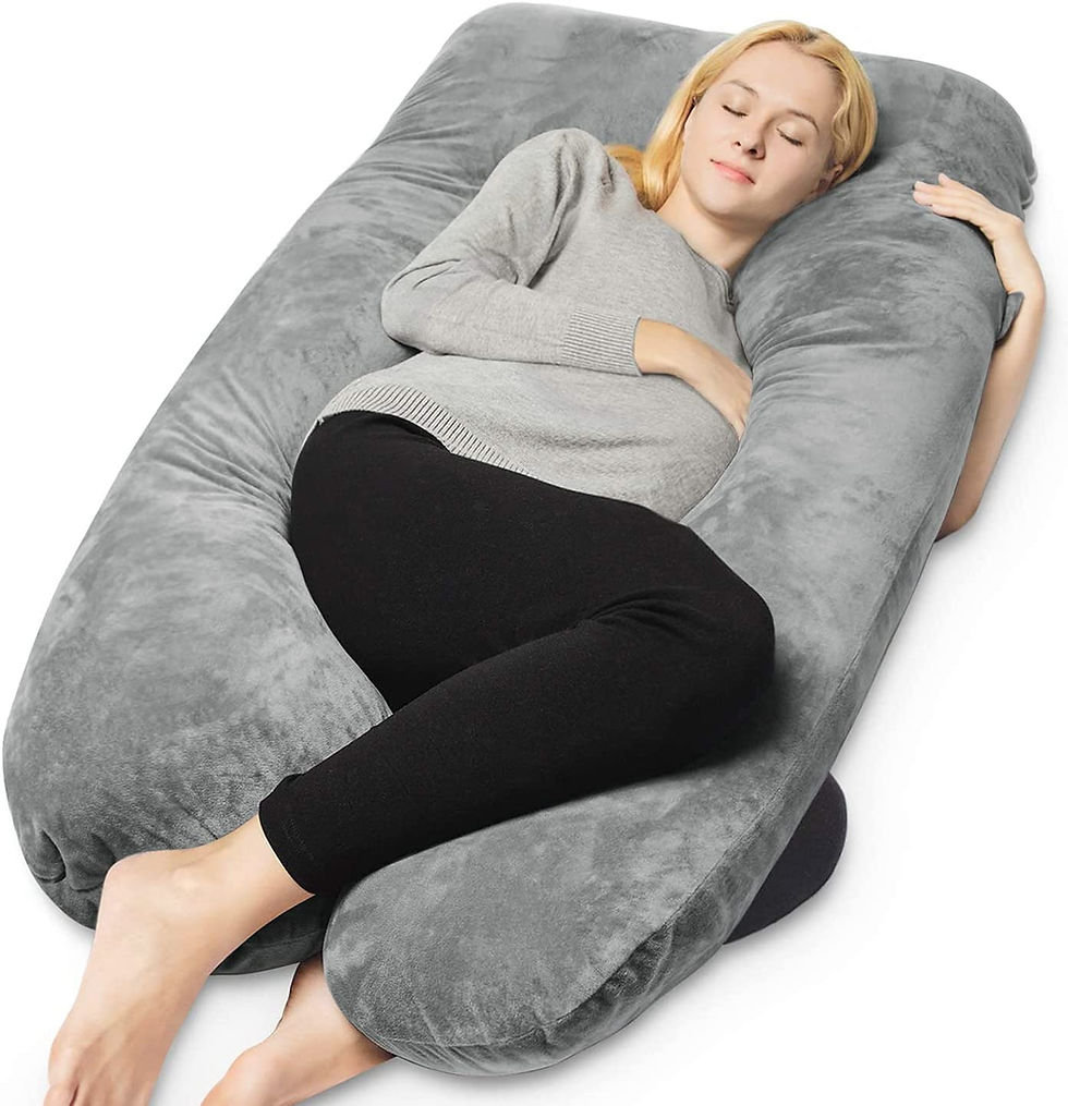 Thumbnail: QUEEN ROSE Pregnancy Pillows for Sleeping, U Shaped Body Pillow for Pregnancy, 