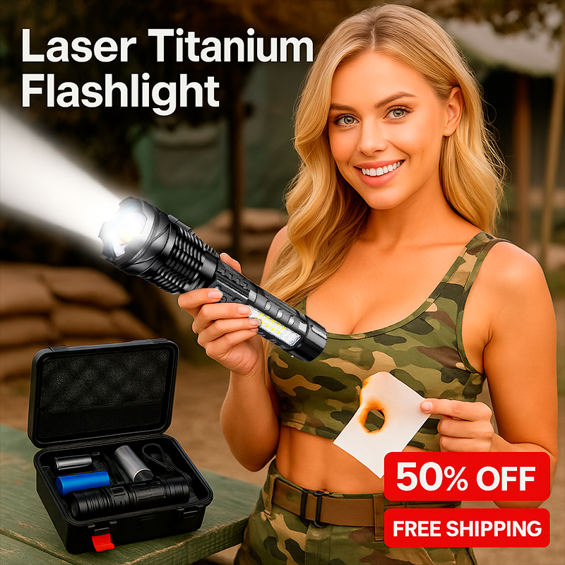 Miniatura: Titanium Laser Flashlight