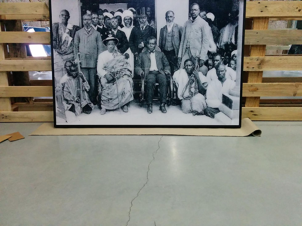 Installation of Before, Before & Now