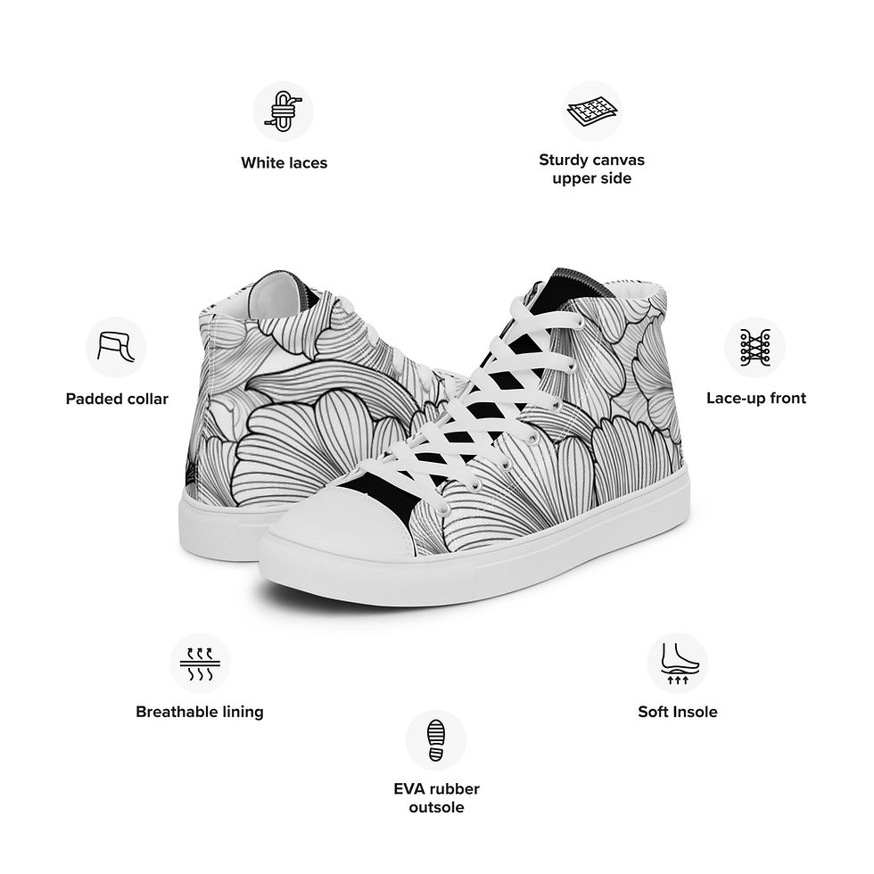 Thumbnail: Sallix Design - Flip - Men’s high top canvas shoes