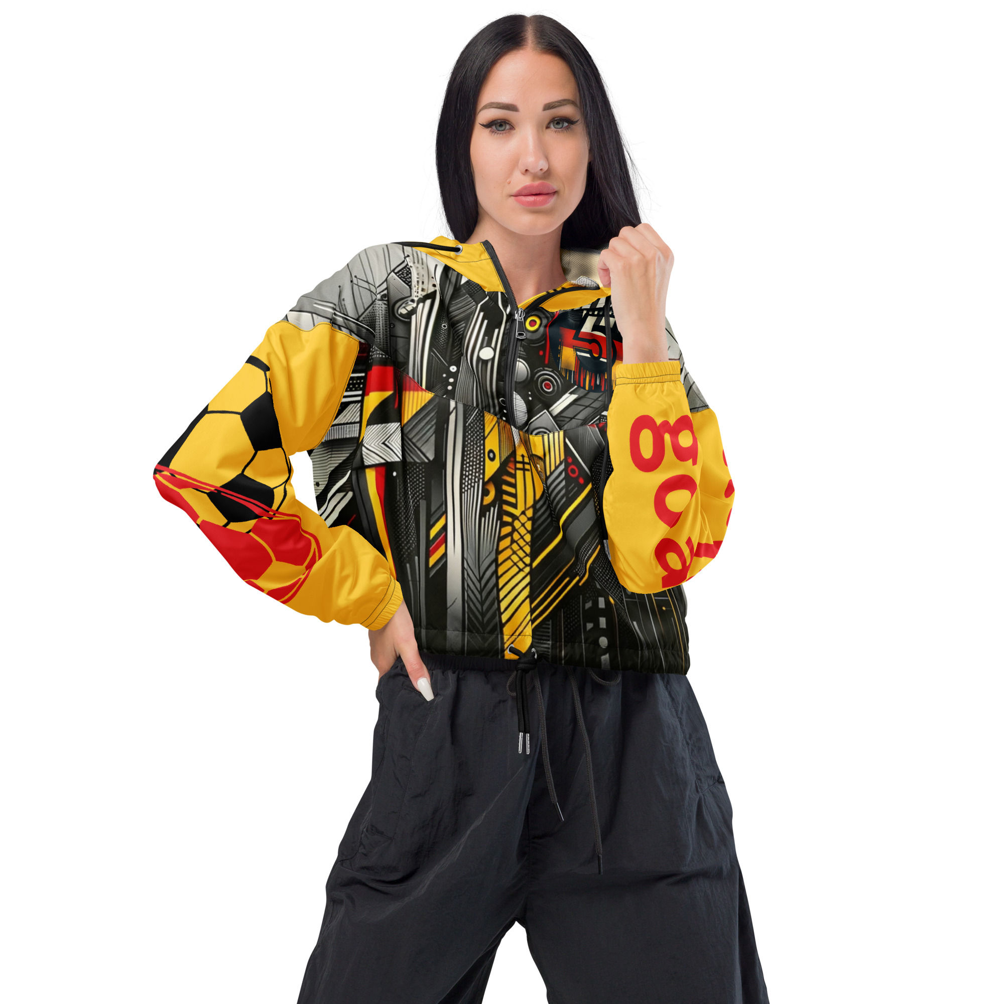 Sallix - Design Arenalook DE 024 - Women’s cropped windbreaker