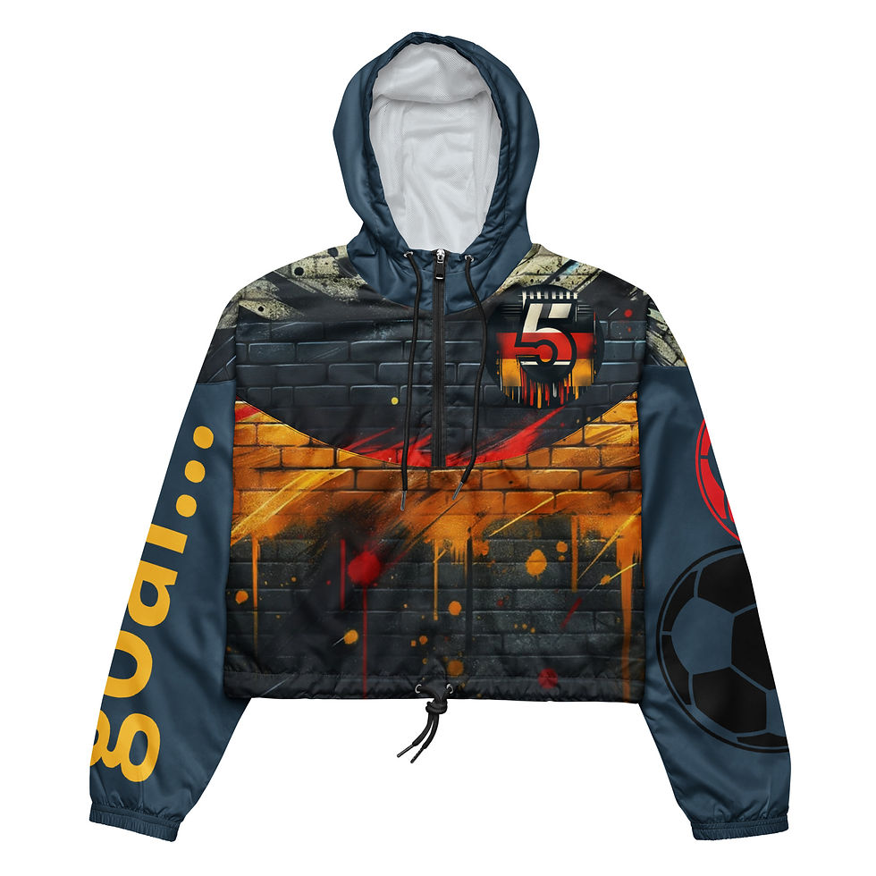 Miniaturbild: Sallix - Design Arenalook -2024 - Women’s cropped windbreaker 09