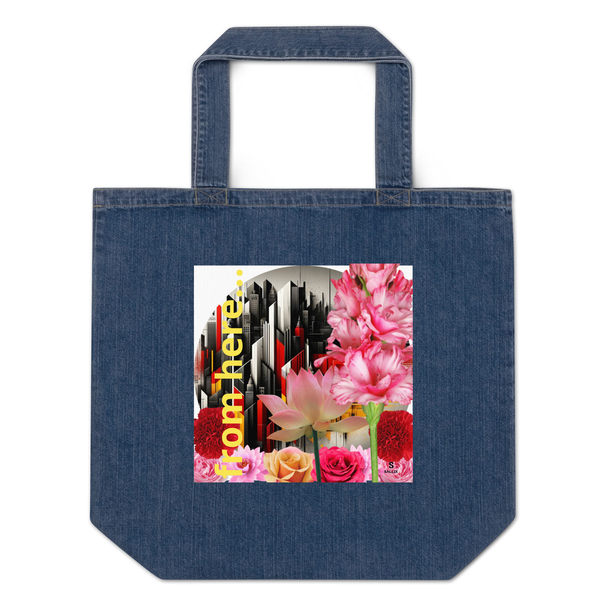 Sallix - Design 2024 Organic denim tote bag