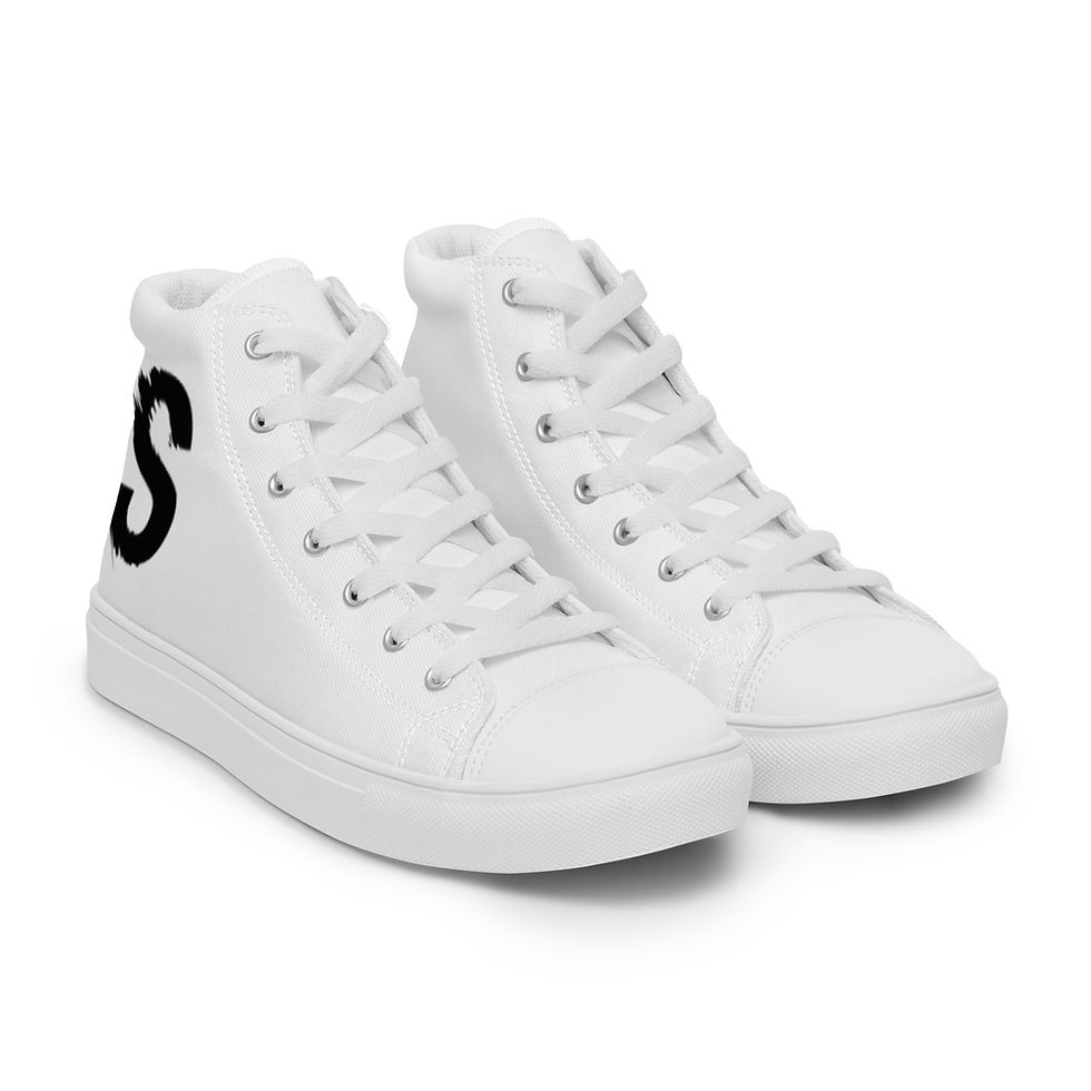 Thumbnail: Sallix Design Black S -Style Women’s top canvas shoes white