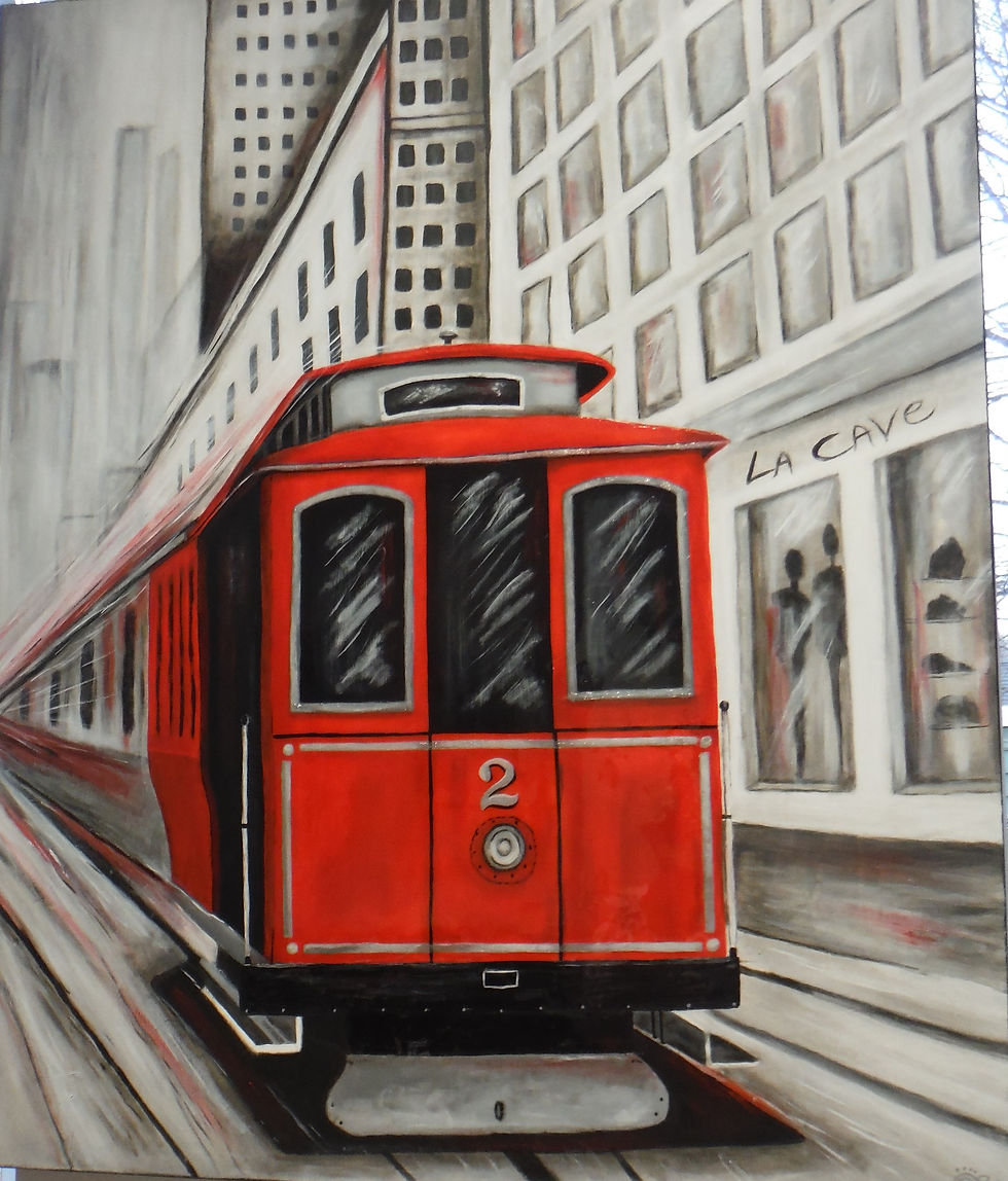 Miniature : Reproduction Cable Car de Carole Majeau