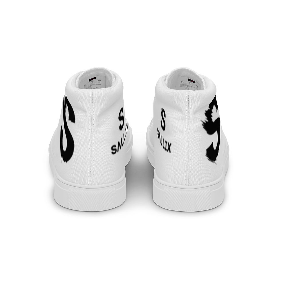 Thumbnail: Sallix Design Black S -Style Women’s top canvas shoes white