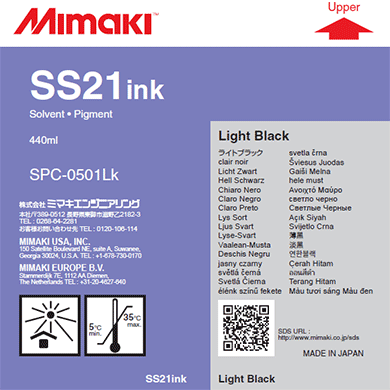 Thumbnail: Mimaki SS21 440mL Ink Cartridges Light Black