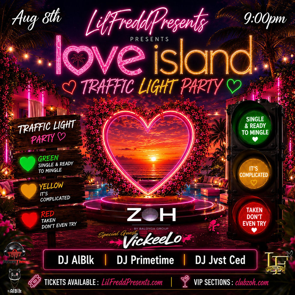 LilFreddPresents Love Island Traffic Light Party