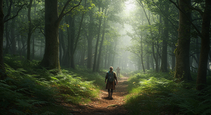 La Forêt de Brocéliande (Bretagne)