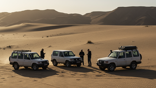 Sortie dans le désert des Bardenas Reales au nord de l'Espagne
