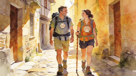 Destination Compostelle, le chemin avant tout !