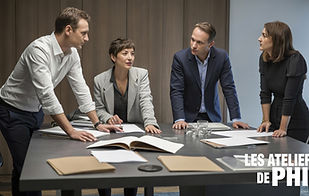 Stagiaires en formation aux Ateliers de Phil (Business Club)