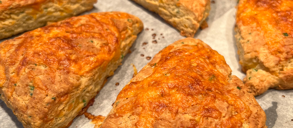 Cheddar Onion Scones