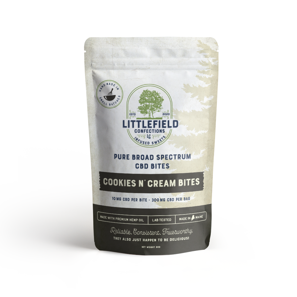 Cookies N' Cream CBD Bites