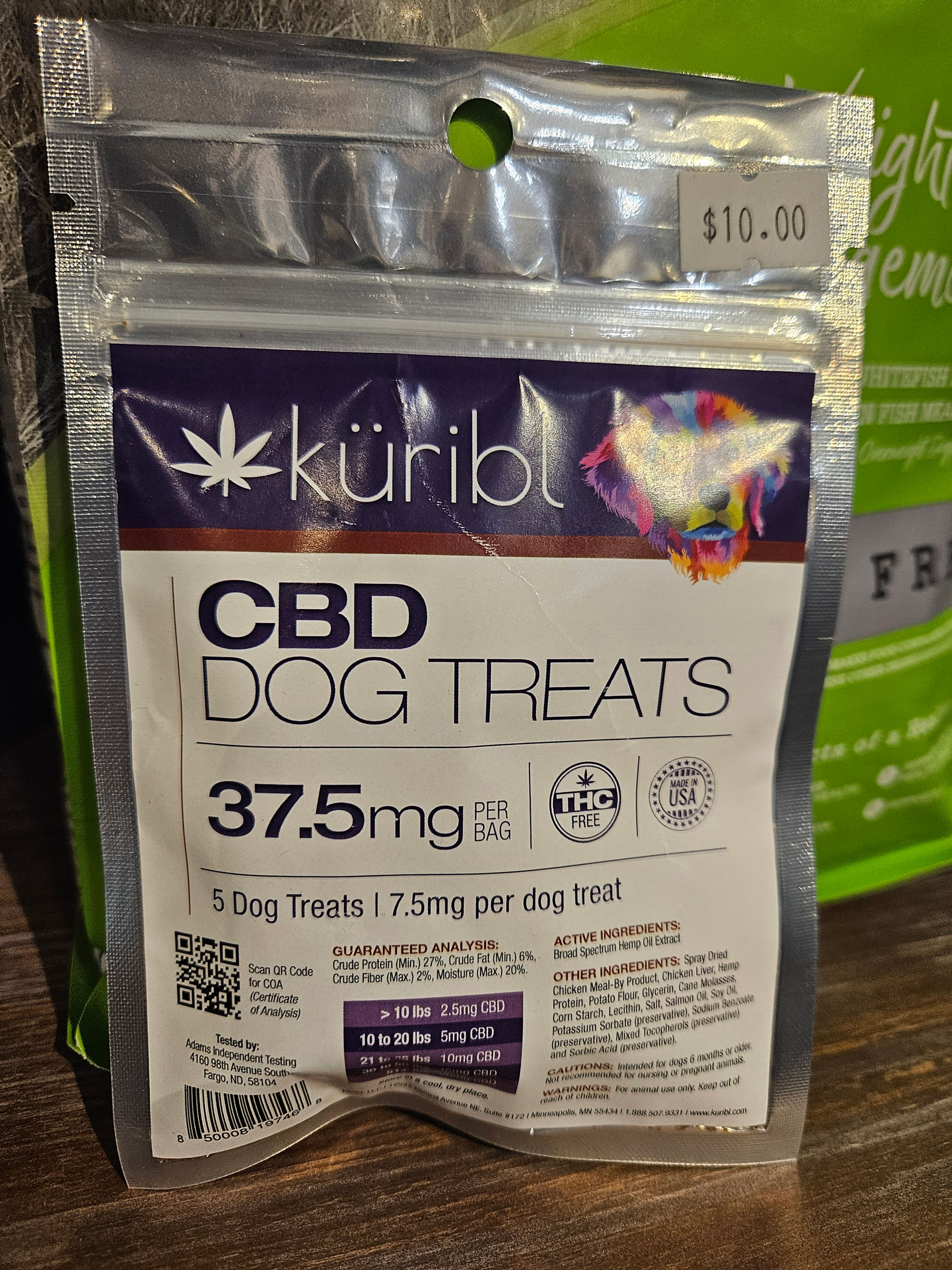 Kuribl CBD Dog treats 37.5MG