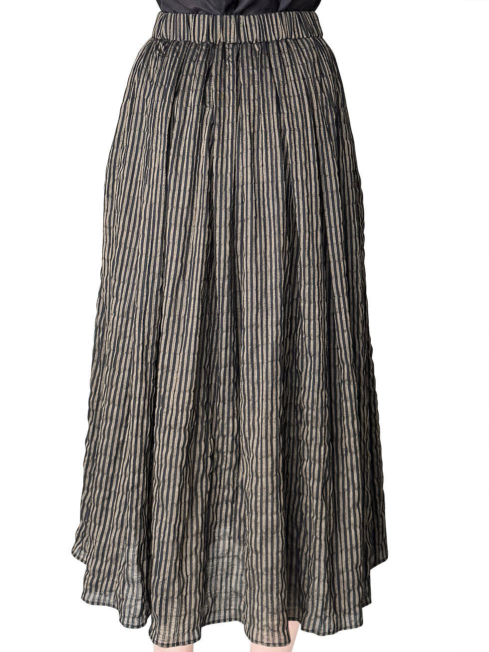 Прев'ю: Спідниця смужка з бавовни