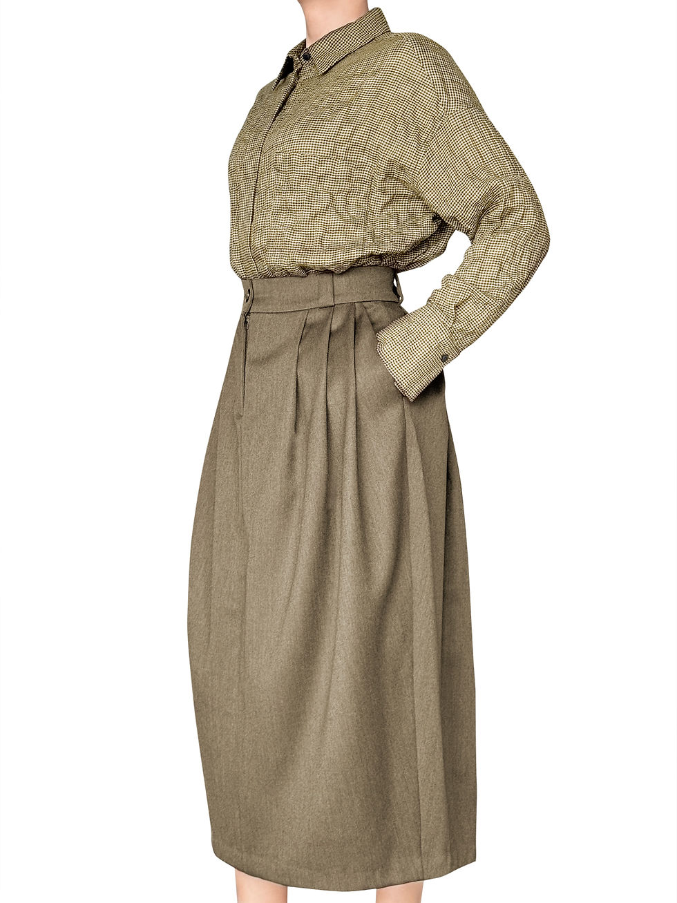 Прев'ю: Сорочка клітинка з бавовни