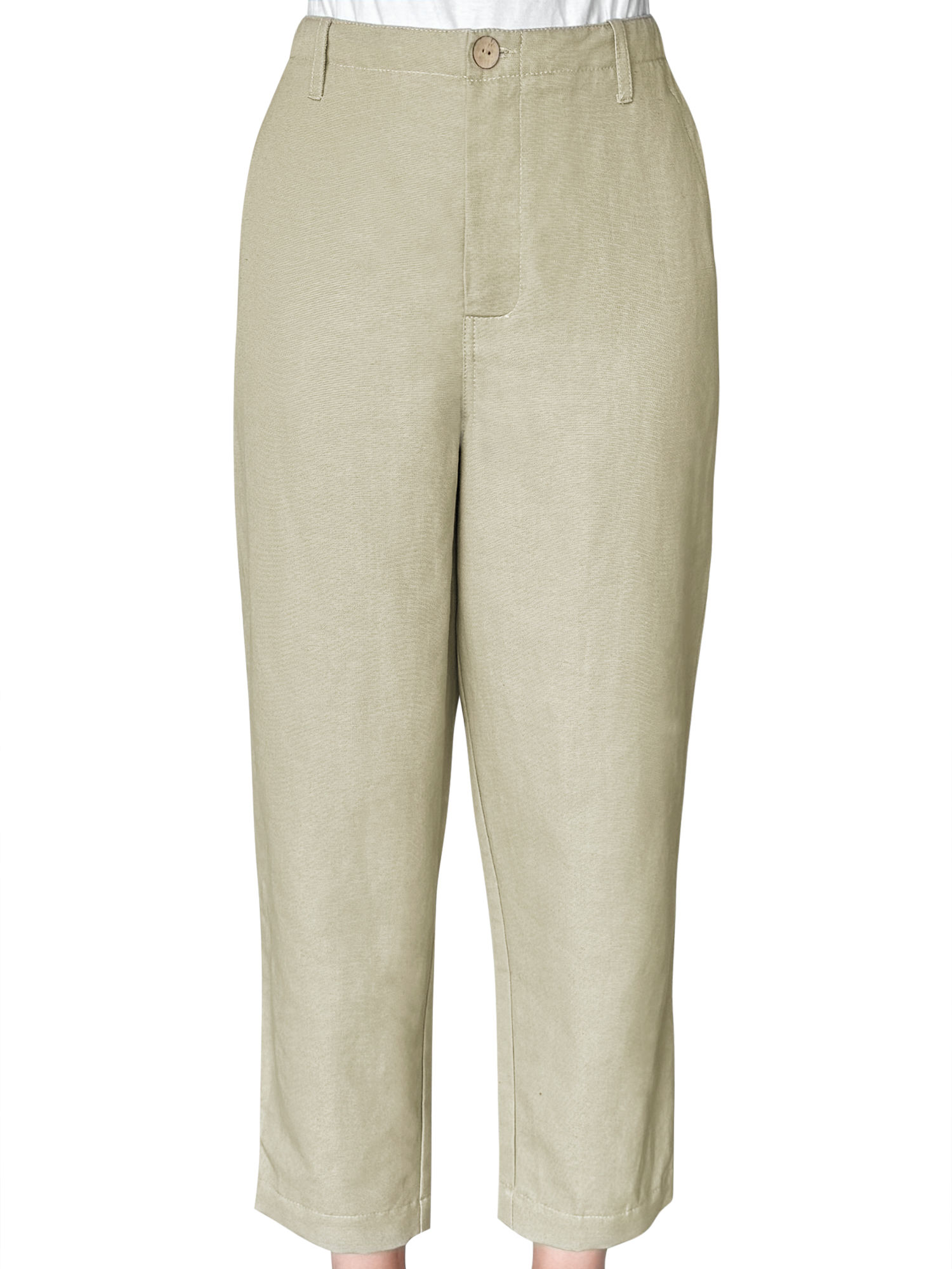 Штани пісок з бавовни