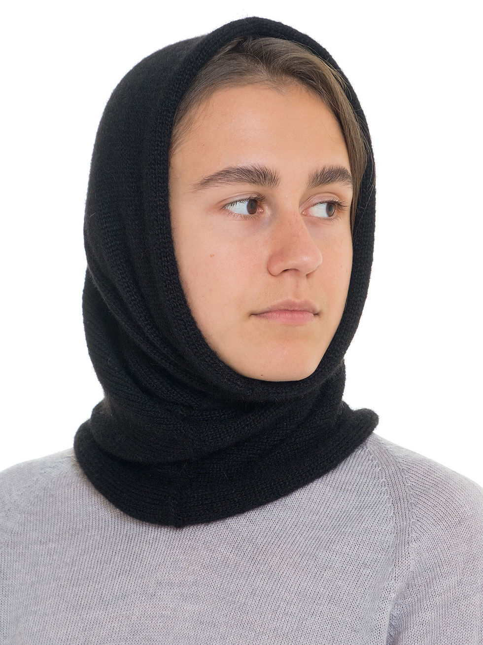 Прев'ю: Снуд чорний з вовни