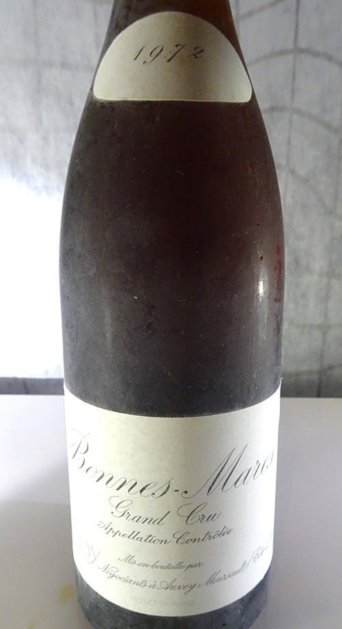 サムネイル： Negos Leroy Bonnes Mares Grand Cru　①　（831303） 1972