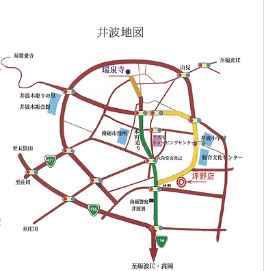 井波地図 藤井神堂店