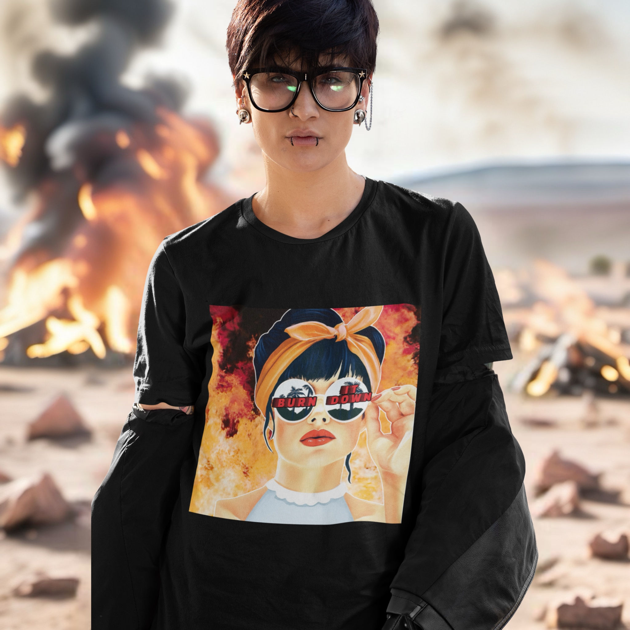 Burn It Down Unisex T