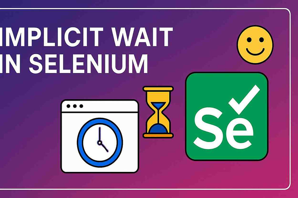Implicit Wait in Selenium